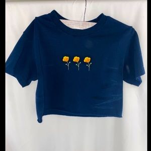 Vintage Flower Crop Top